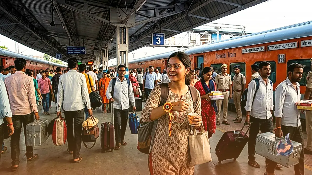 Kota Railway Boosts Festival Travel With Extended Mathura and Nizamuddin Special Trains