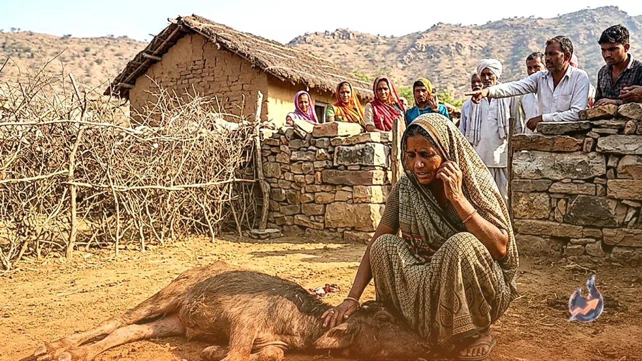 Panther Terror in Kotputli Papra Village, Buffalo Calf Hunted Down Inside Household Enclosure