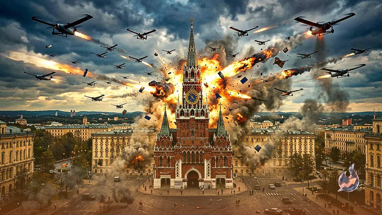 Kremlin Rocked by UAV Tsunami as Volodymyr Zelenskyy Targets Vladimir Putin's Safe Zone with 620 Drones