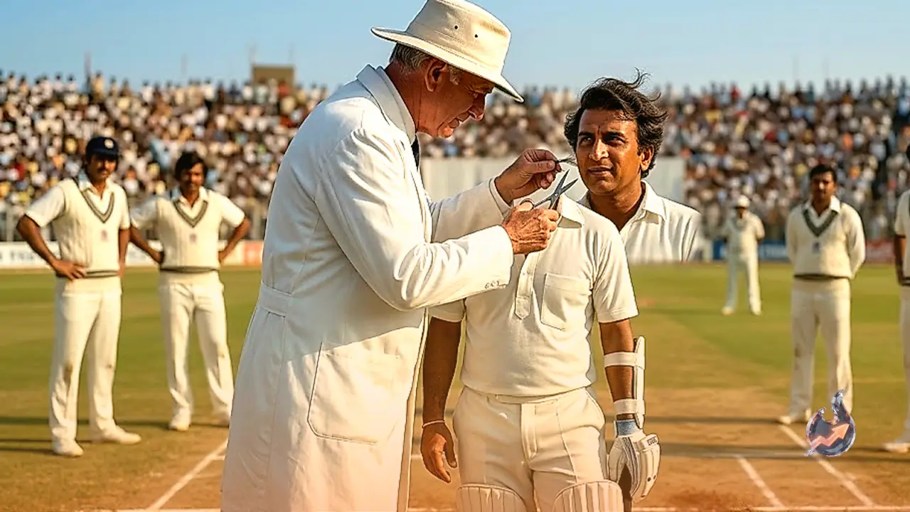 Cricket's Most Bizarre Incident: When Sunil Gavaskar Asked an Umpire for a Mid-Match Haircut