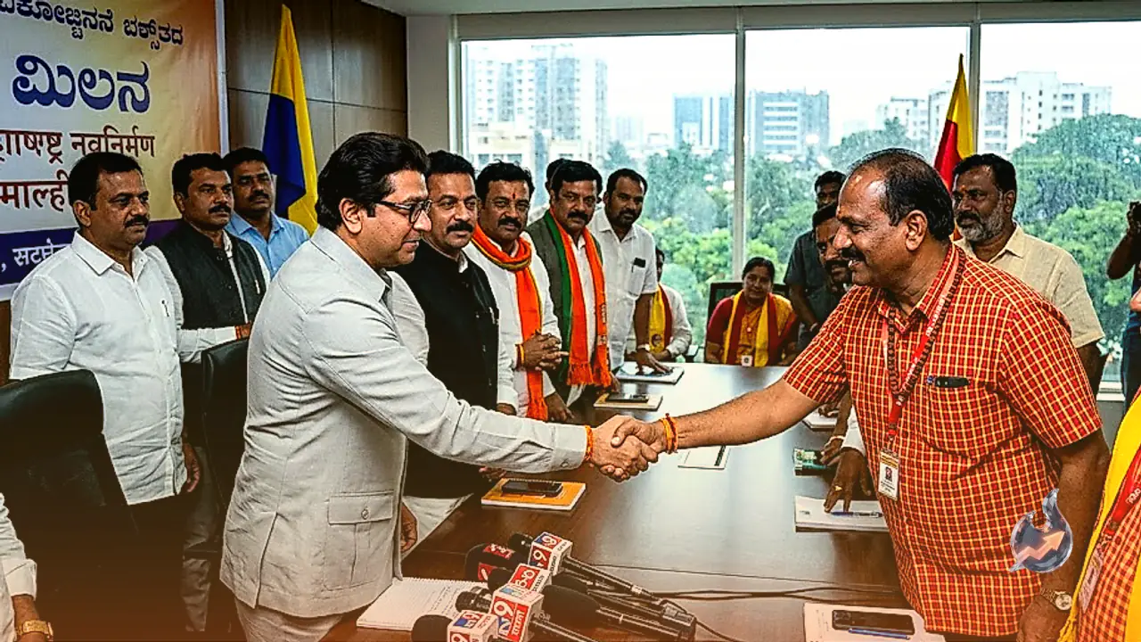 MNS and KRV Join Hands for Regional Languages and State Rights, Form Joint Platform in Bengaluru Ending 13 Year Rift
