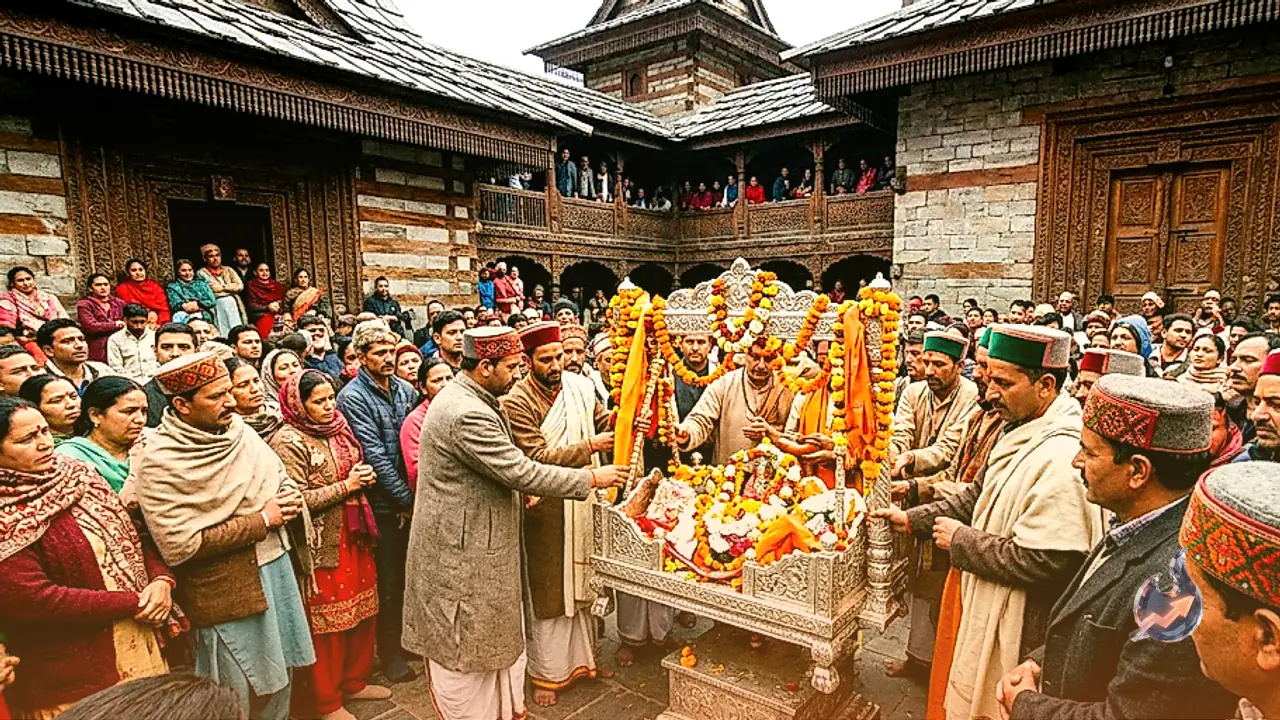 Kullu Raghunath Temple Celebrates Kesar Dol Festival With Traditional Rituals and Sacred Offerings