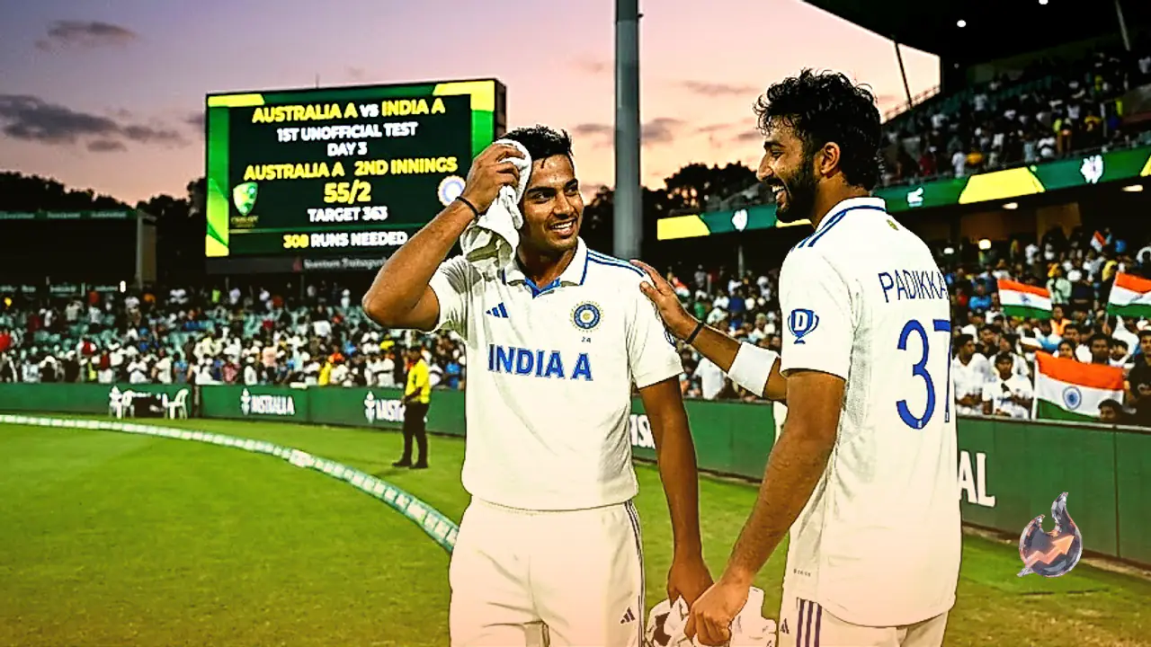 Kumar Kushagra and Devdutt Padikkal Put India A in Complete Command Against Australia A in First Unofficial Test
