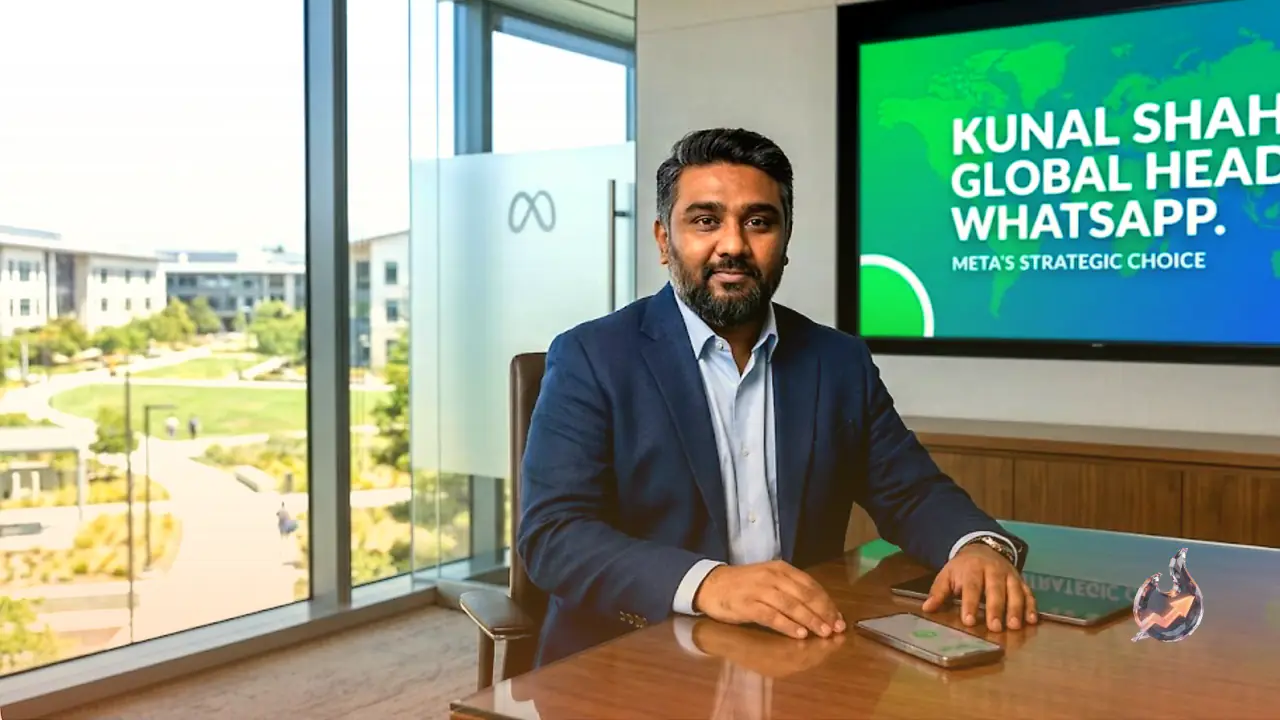 Kunal Shah to Lead WhatsApp as Global Head: From Philosophy Graduate to Meta's Strategic Choice