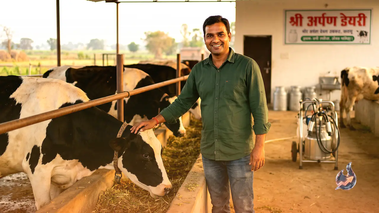How a Cow Bought for a Pet Dog Grew Into a Rs 90 Lakh Dairy Empire for Engineer Ravi Bharti
