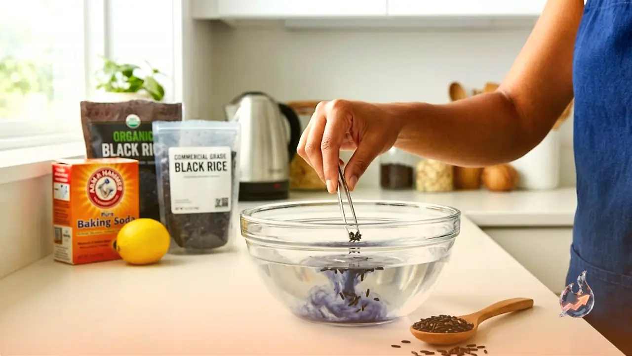 Is Your Black Rice Authentically Nutritious? Use These Simple Kitchen Hacks to Detect Chemically Dyed Grains