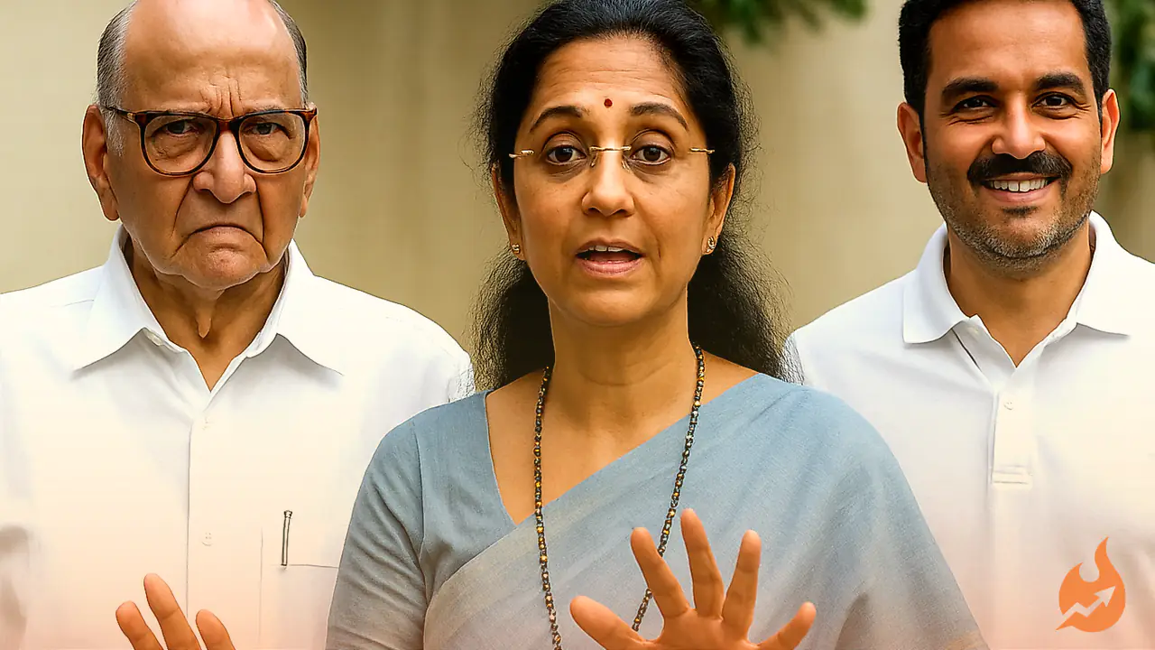 क्या शरद पवार की NCP (SP) का कांग्रेस में होगा विलय? सुप्रिया सुले और रोहित पवार के बयानों ने हवा दी अटकलों को