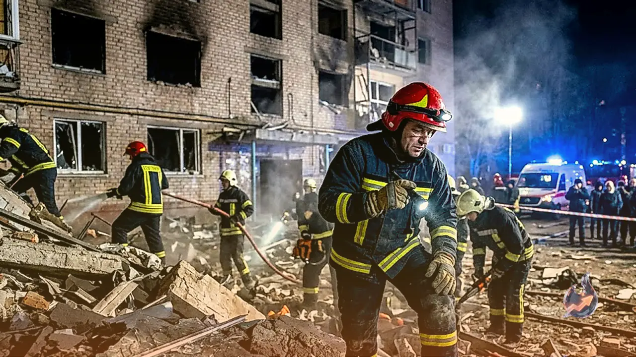 Russian Ballistic Missiles Batter Kyiv in Midnight Strike, Leaving 15 Dead and Over 50 Injured
