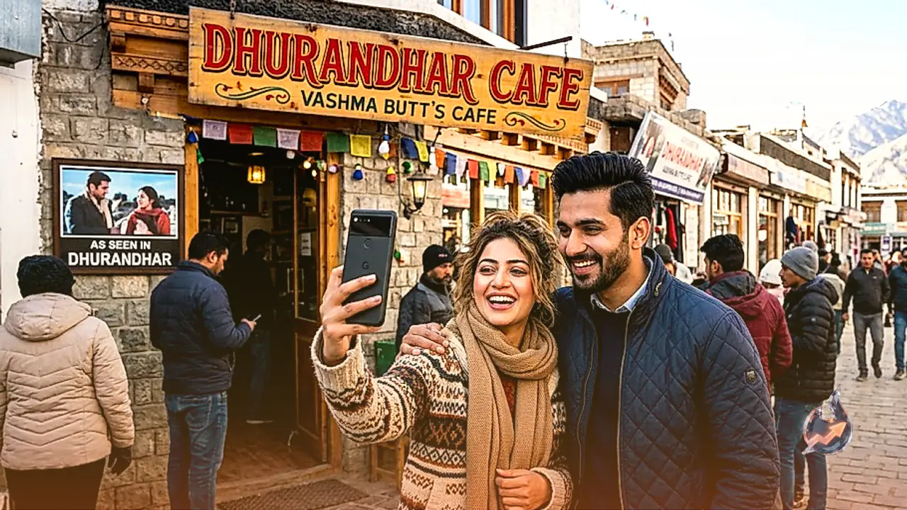 Dhurandhar Cafe Emerges as Leh Tourist Hotspot Where Hamza and Aalam Plotted Mission in Aditya Dhar Film