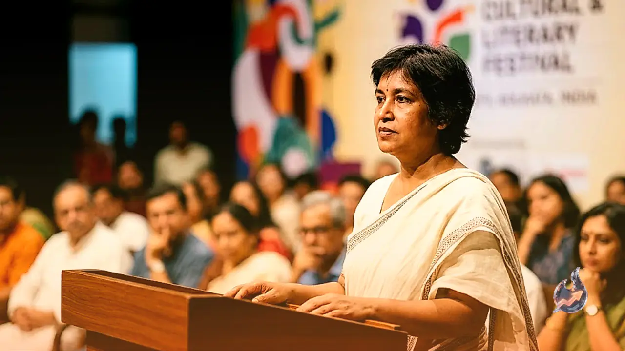 Exiled Author Taslima Nasreen Arrives in Kolkata After Nearly Two Decades Away