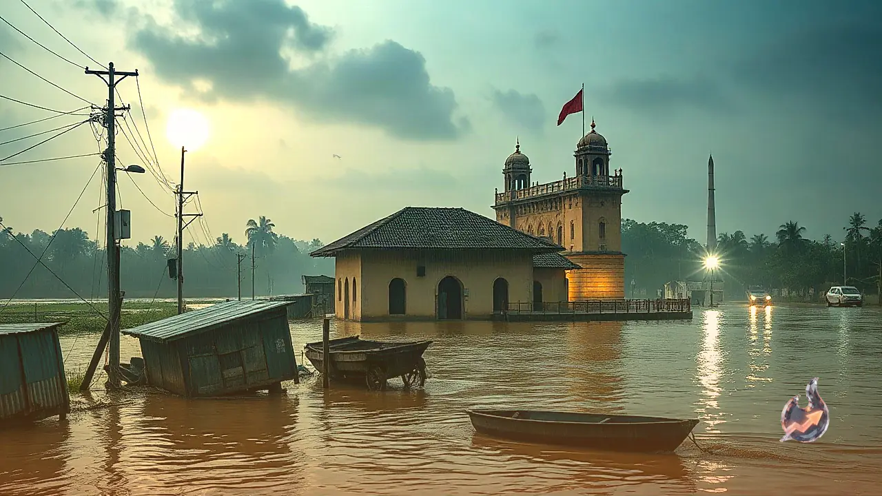 Continuous Downpour Submerges Low-Lying Bastar Areas, Over 353 Residents Relocated to Relief Shelters