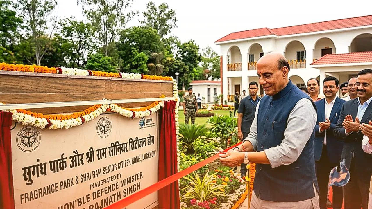 लखनऊ को मिला नया फ्रेगरेंस पार्क और श्रीराम सीनियर सिटीजन होम, राजनाथ सिंह ने दी बड़ी सौगातें