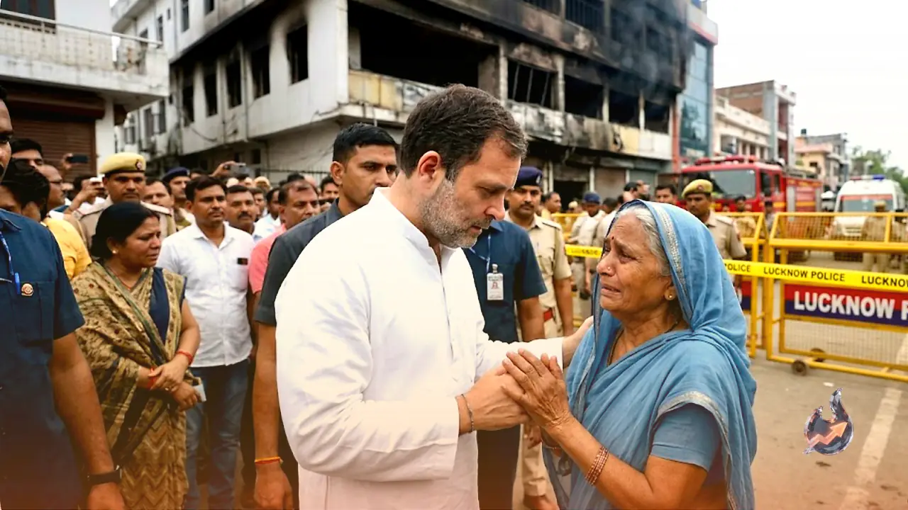 लखनऊ कोचिंग सेंटर अग्निकांड: राहुल गांधी ने शोकाकुल परिवारों के प्रति जताई गहरी संवेदना