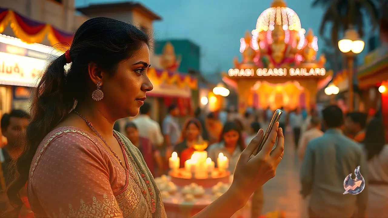 Parineeti Chopra Visits Lalbaugcha Raja, Connects Raghav Chadha via Video Call for Ganpati Blessings