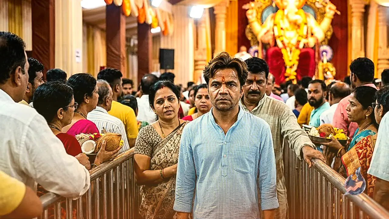 Rajpal Yadav Skips VIP Privileges for Common Queue at Lalbaugcha Raja Amid Legal Woes