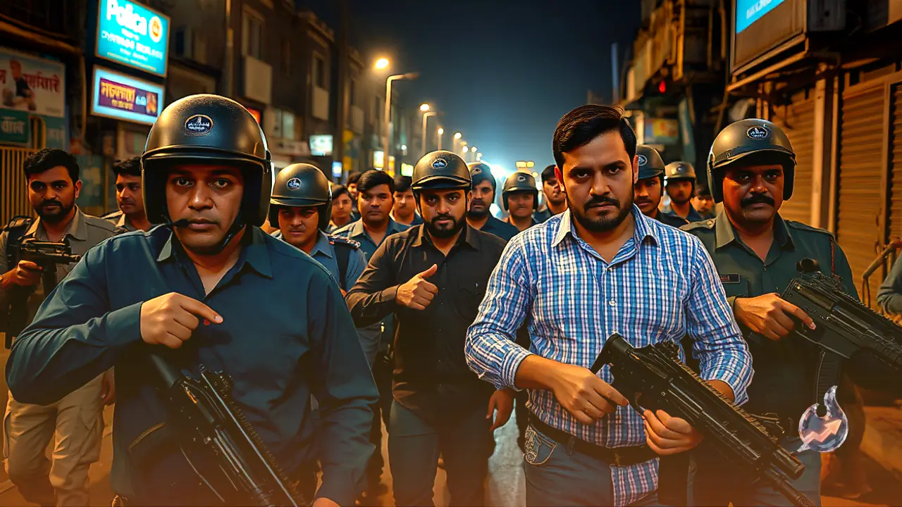 Late-Night Gunfight in Delhi Leads to Arrest of Two Wanted Criminals After 26 Rounds Fired