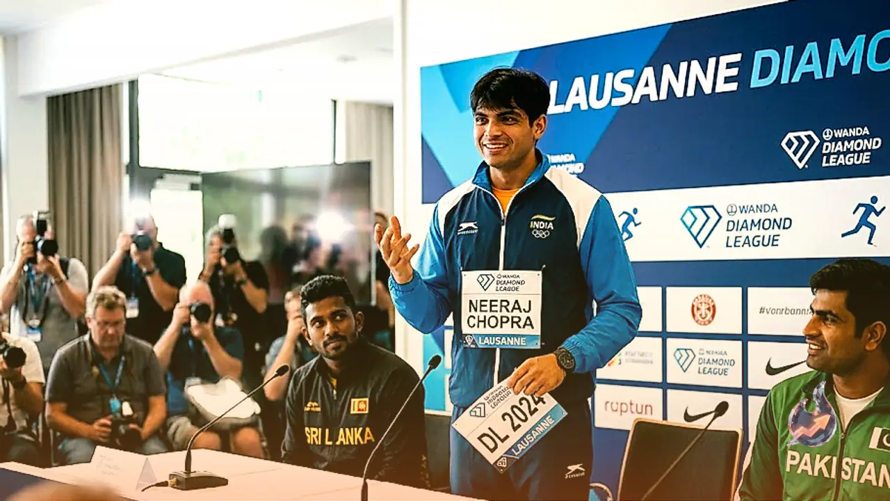 Neeraj Chopra Set for Lausanne Diamond League Action on August 21 Alongside Arshad Nadeem and Rumesh Pathirage