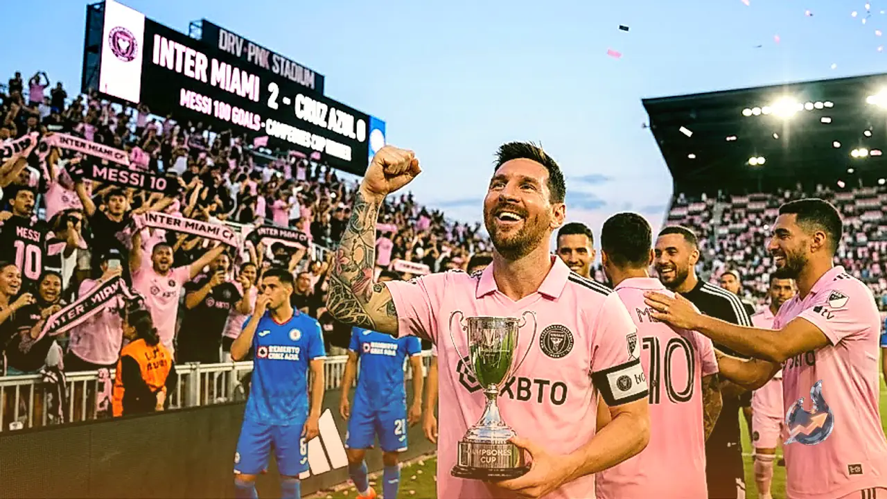 Lionel Messi Hits Landmark Century for Inter Miami With Cerveza Cup Victory Over Cruz Azul