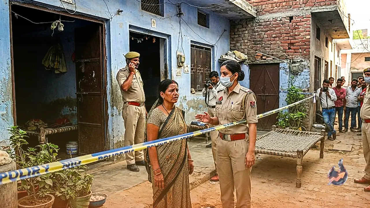 Live-in Partner Vanishes After Woman Found Dead in Alwar House, Murder Suspected