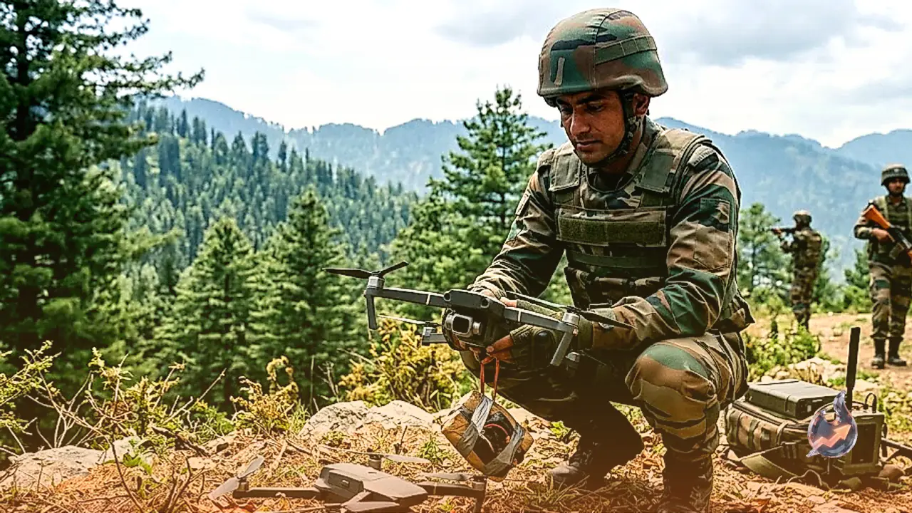 Border Surveillance Thwarts Unmanned Aerial Arms Drops Across Line of Control into Kashmir Forests