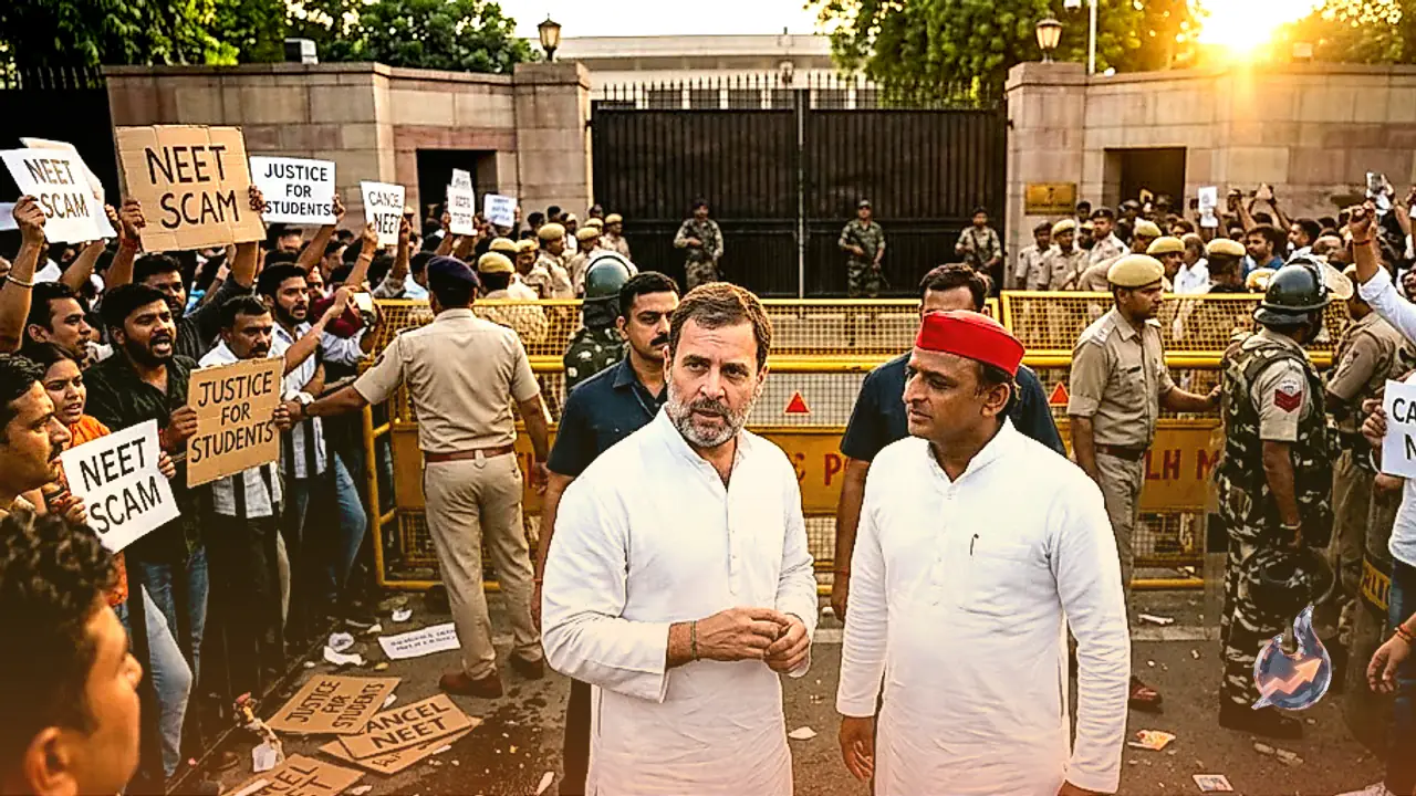 The Protest That Reunited the Opposition: Inside Akhilesh and Rahul's Surprise Mobilization at the PM's Residence