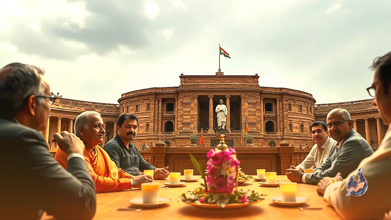 Congress SP and TMC Skip Lok Sabha Speaker Om Birla Tea Party While DMK Attends as Session Concludes