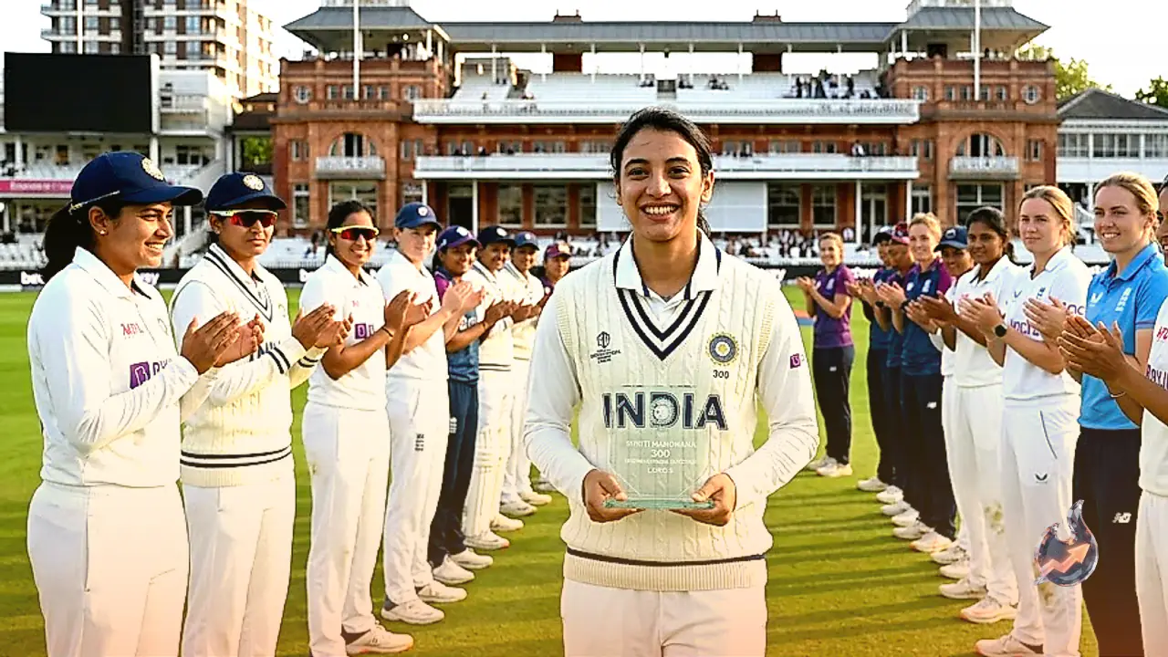 Smriti Mandhana Makes History at Lord's, Becomes Youngest to Reach 300 International Matches
