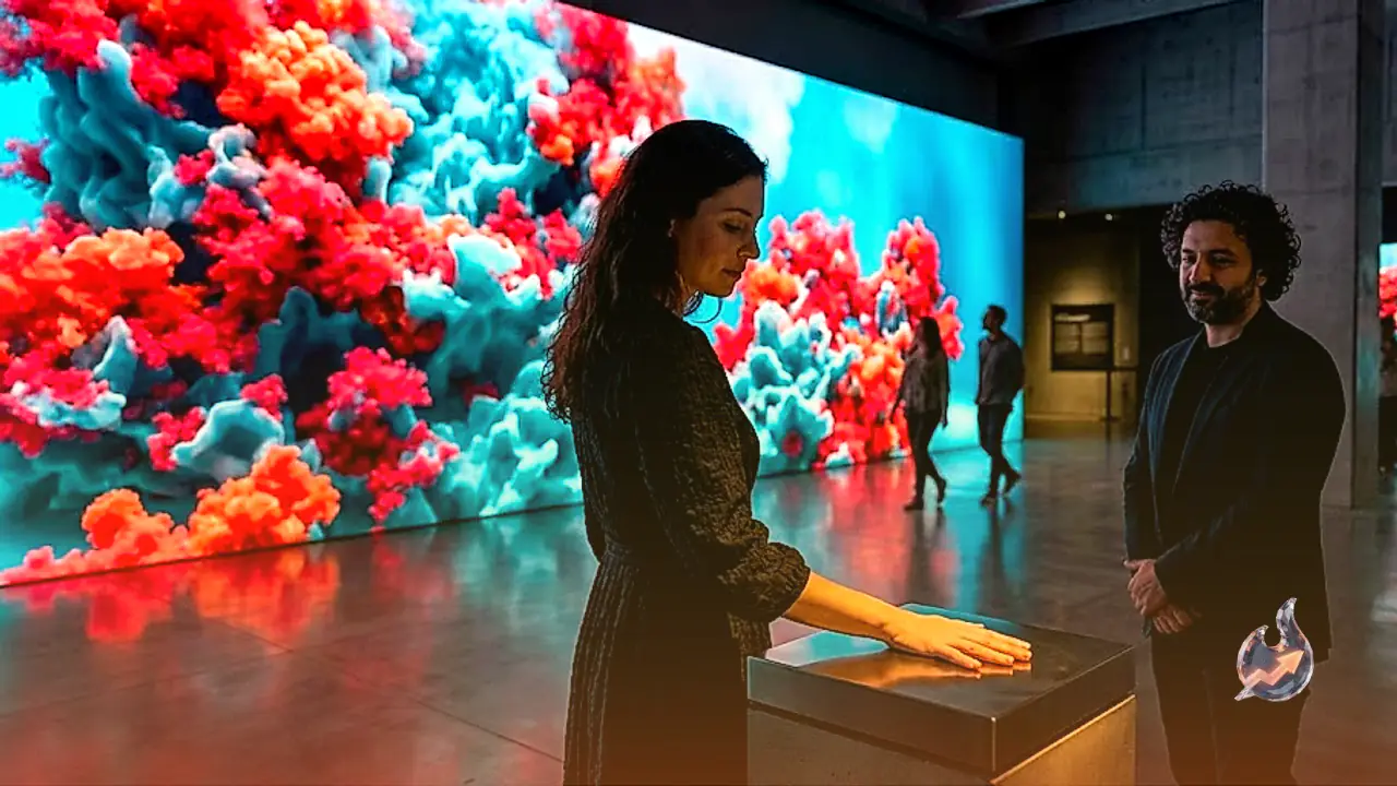 A Los Angeles Gallery Wants Your Heartbeat To Help Paint Its AI Rainforest