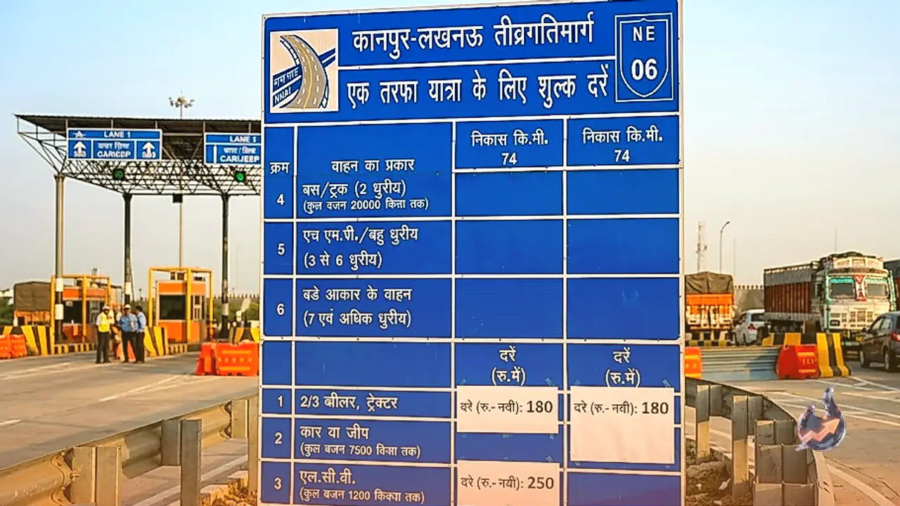NHAI Hikes Toll Tax on Kanpur-Lucknow Expressway Just Eight Days After Grand Inauguration