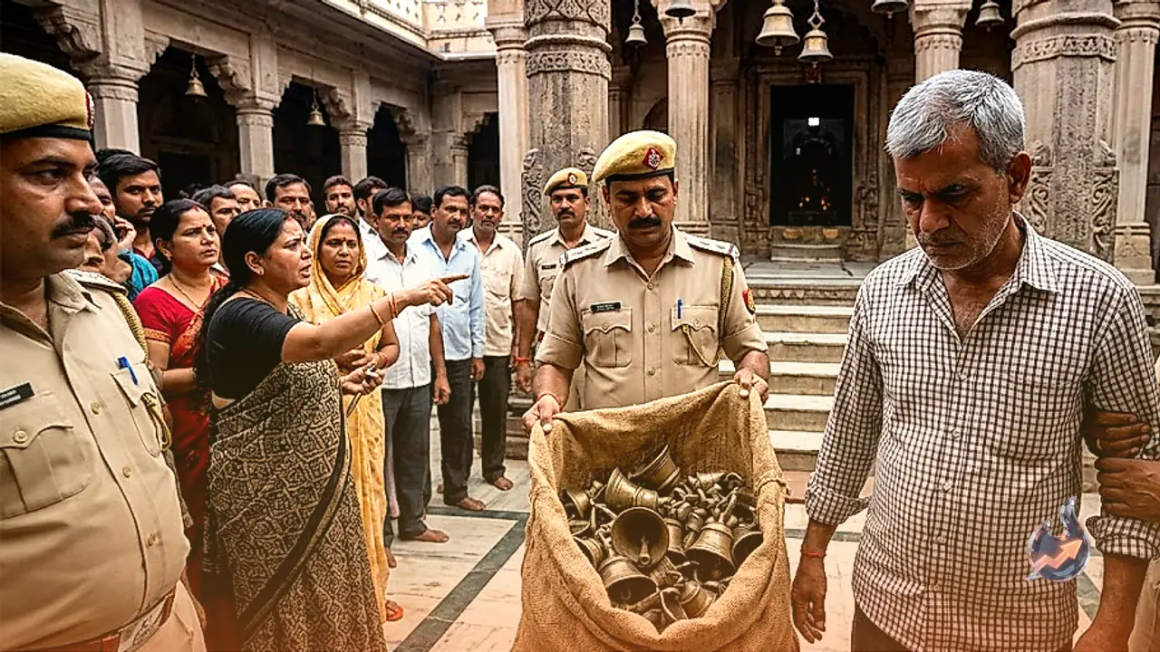 Trusted Sevadar Caught Stealing Valuable Bells from Lucknow's Buddheswar Temple