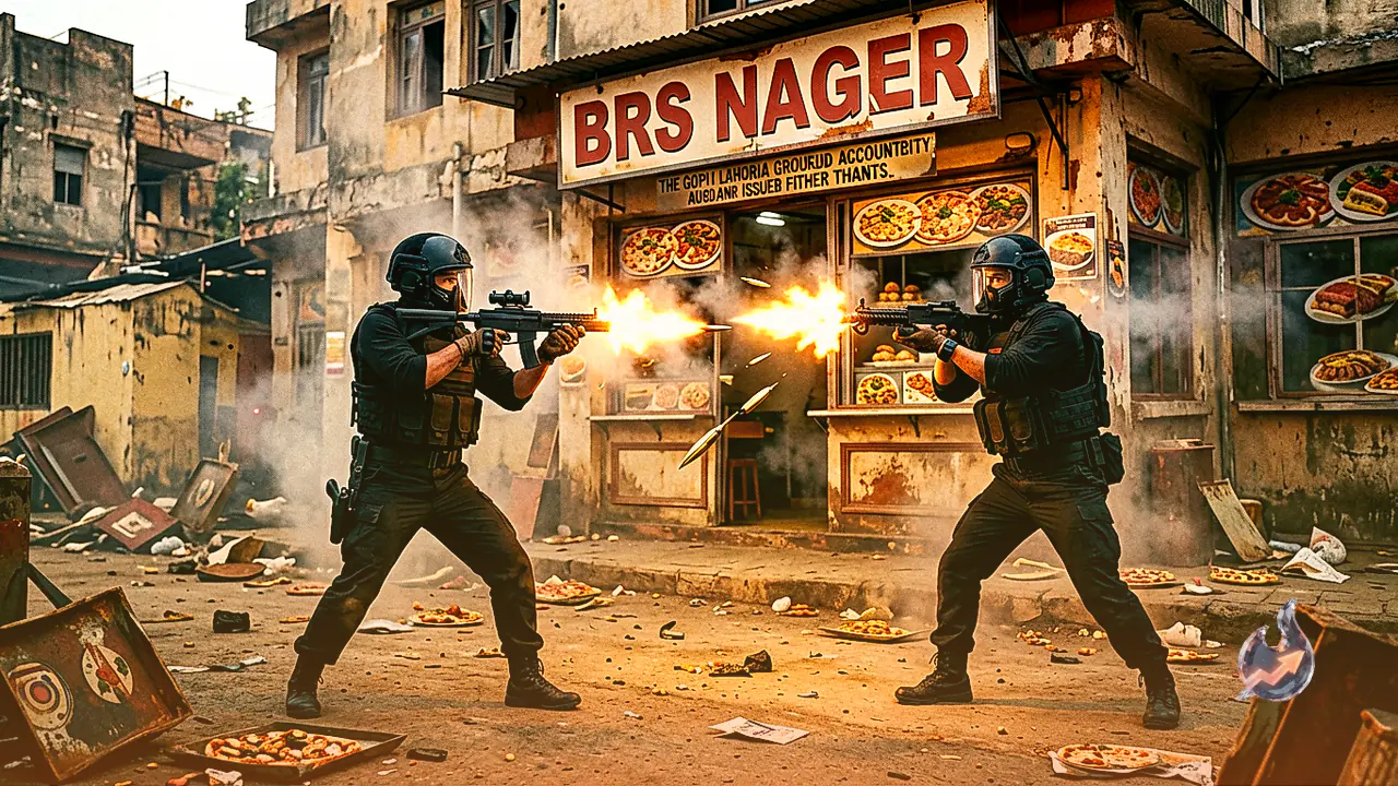 Ludhiana BRS Nagar Pizza Outlet Targeted in Rapid Firing, Gopi Lahoria Group Claims Responsibility on Instagram