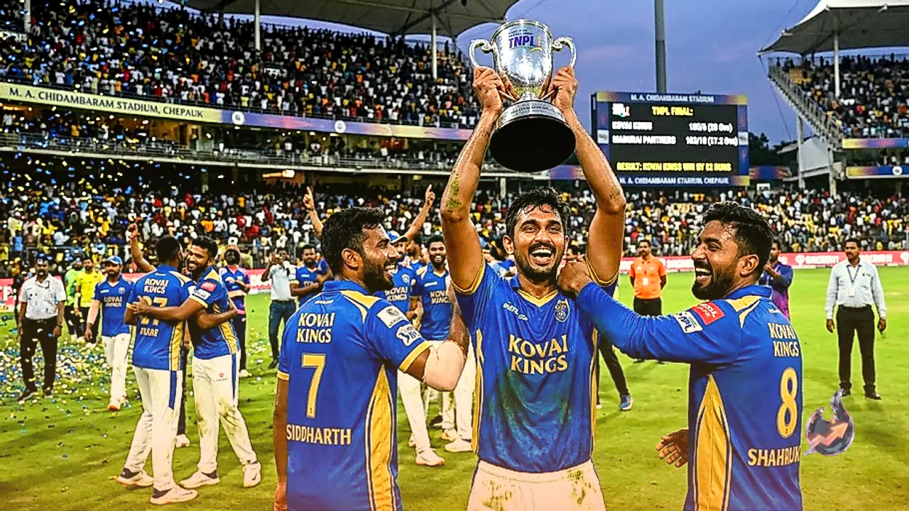 M Siddharth Shines as Kovai Kings Claim TNPL Title with Crushing Win Over Madurai Panthers