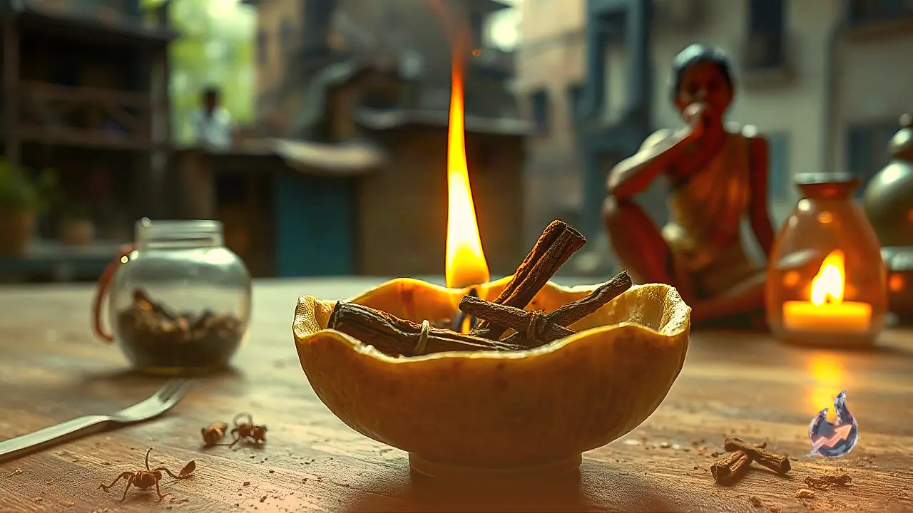 Natural Mosquito Repellent Lamp Made With Lemon Peel And Neem Offers Chemical-Free Relief