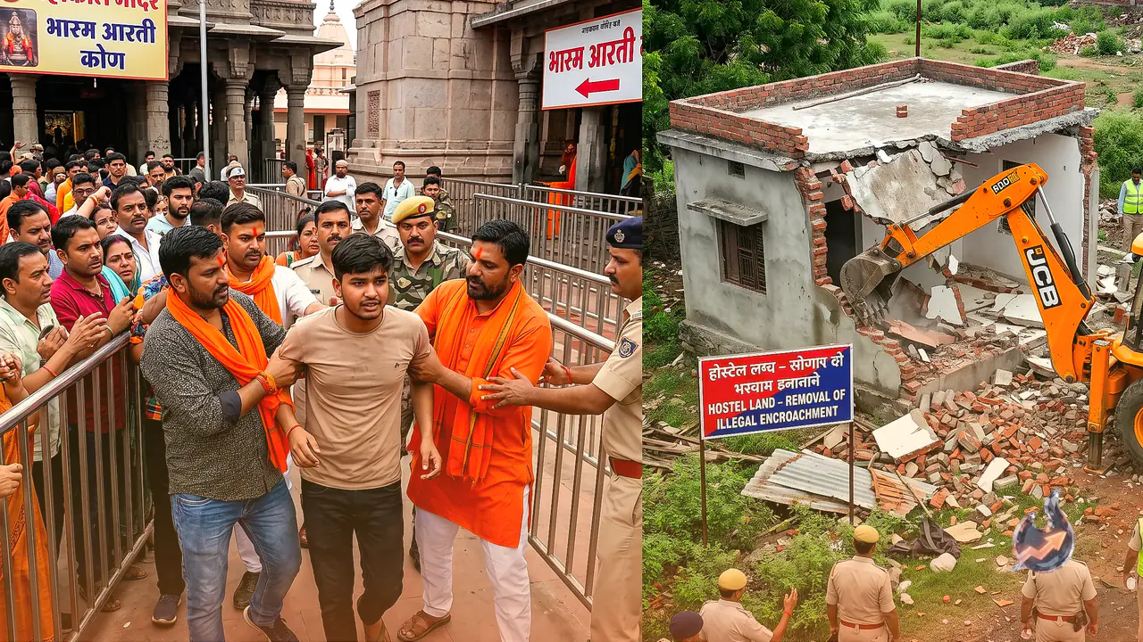मध्य प्रदेश और छत्तीसगढ़ की बड़ी खबरें: महाकाल में भस्म आरती लाइन में पकड़ा गया युवक, बलरामपुर में 17 मकानों पर बुलडोजर की तैयारी
