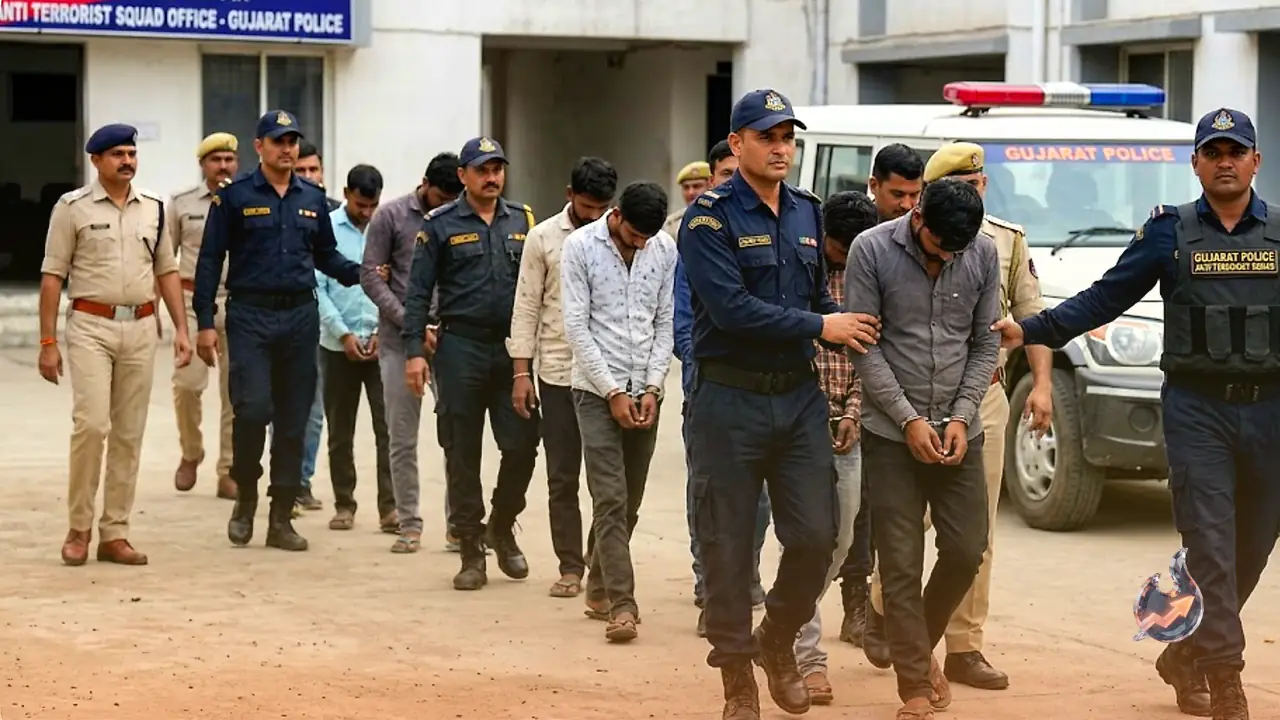 Gujarat ATS Busts Jaish-e-Mohammed Module Spanning Madhya Pradesh, Eight Held