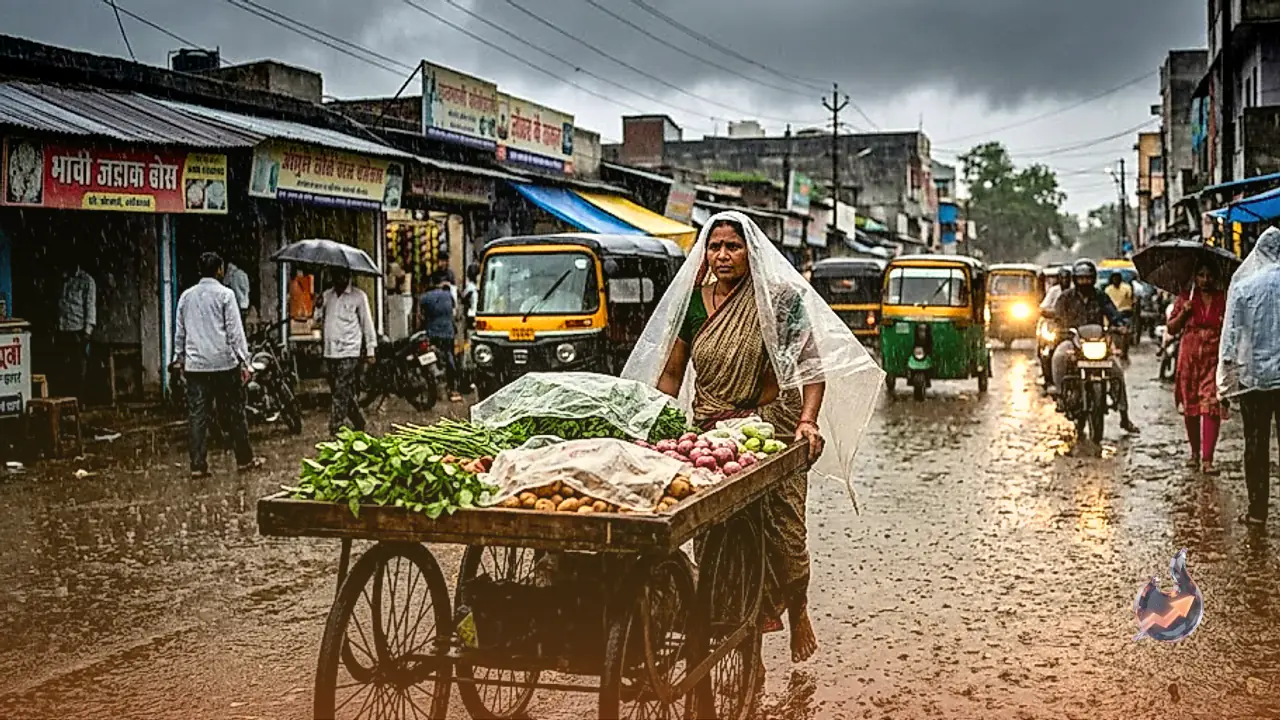 Weather Department Alert: Heavy Rainfall Expected in Madhya Pradesh, Bihar, Gujarat and Other States; Check Delhi Update