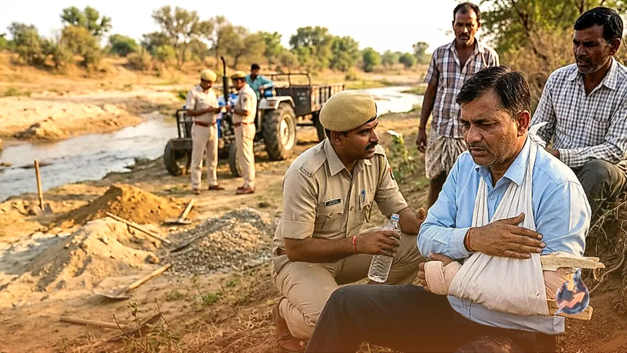 Illegal Mining Mafia Attacks Revenue Official in Madhya Pradesh Breaking His Arm