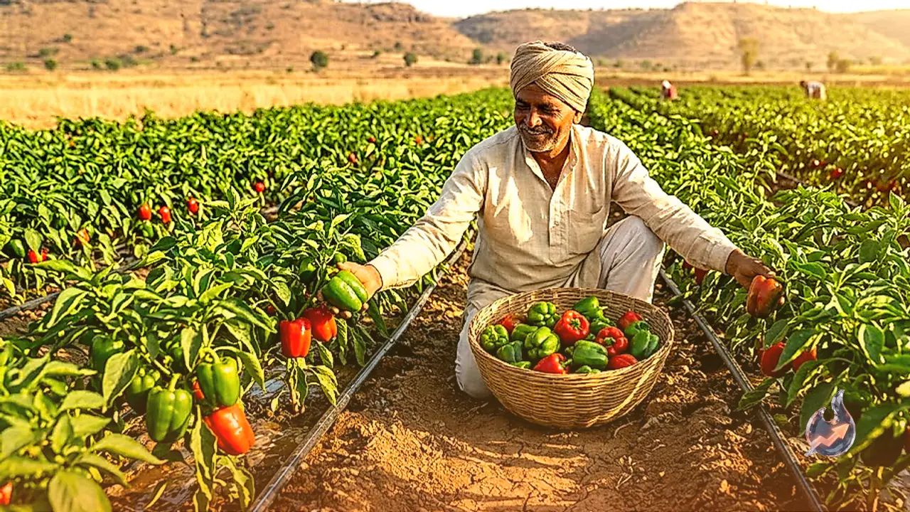 In Madhya Pradesh's Shivpuri, Farmers Can Still Reap a Bumper Capsicum Harvest Despite Poor Rainfall, Says Expert