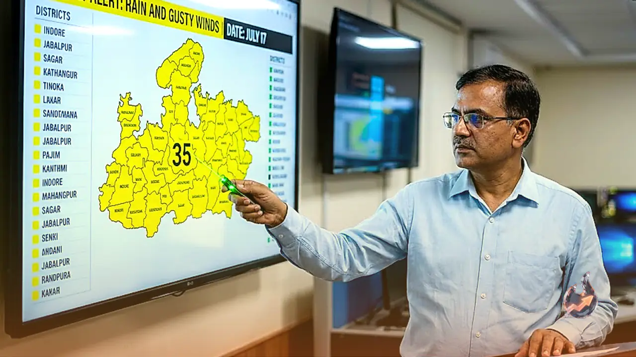 मध्य प्रदेश में 17 जुलाई को झमाझम बारिश के आसार, 35 जिलों के लिए मौसम विभाग का येलो अलर्ट
