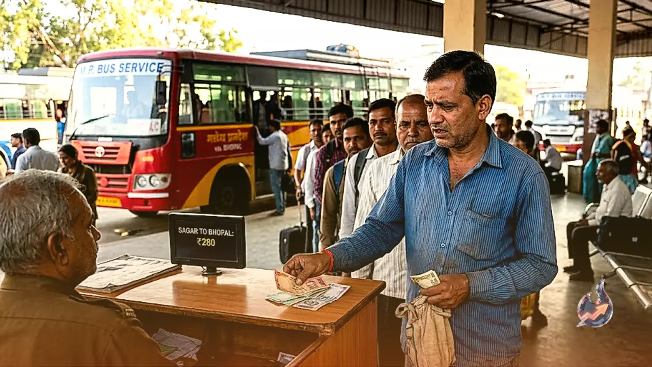 Madhya Pradesh Hikes Bus Fares by 75 Paise per Km: New Rates Revised from Sagar to Bhopal, Indore and Other Cities