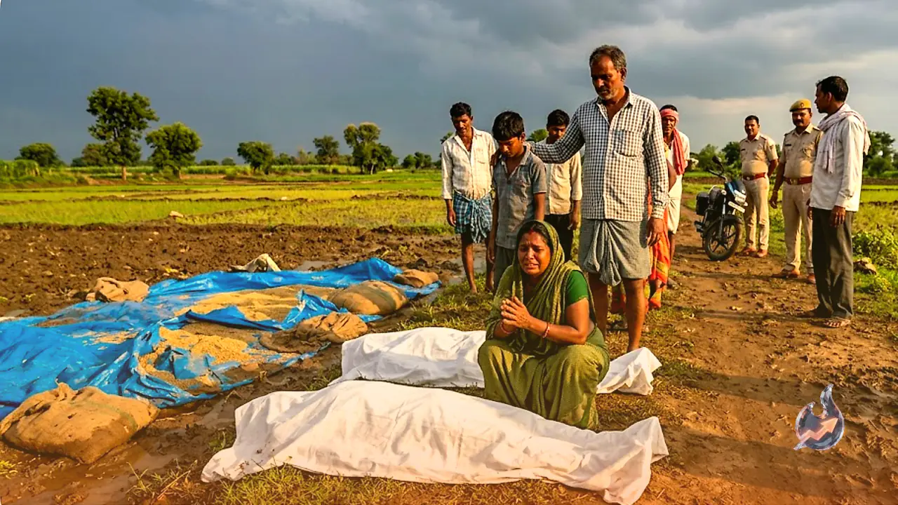 Two Farmers Killed by Lightning Strike While Protecting Kharif Seeds in Madhya Pradesh Village