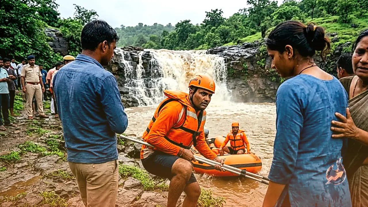 Monsoon Outings Turn Fatal in Madhya Pradesh as Two Drown in Lodhiya Kund and Choral Dam While Youth Swept Away in Sahasradhara