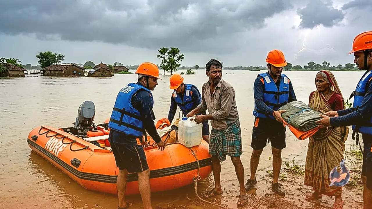 Monsoon Fury in Madhya Pradesh: Orange Alert Issued for Heavy Rainfall Across Multiple Districts
