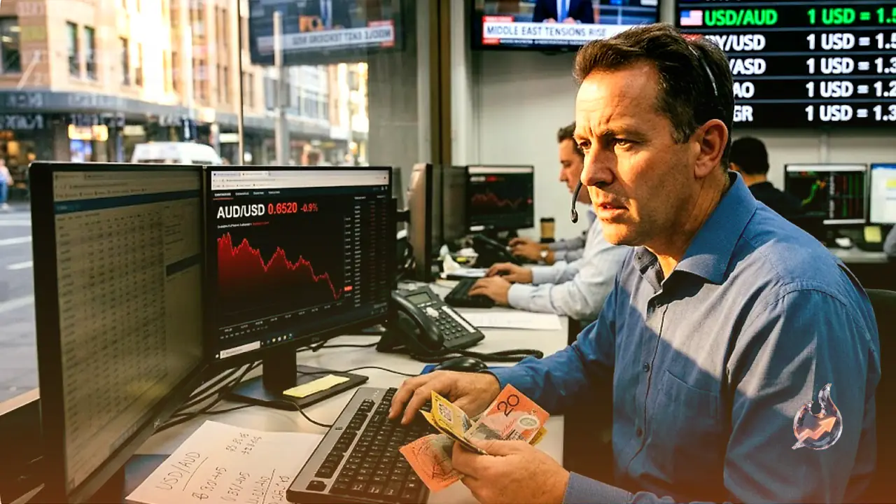 Middle East flare-up sinks the Aussie as traders scramble into the greenback