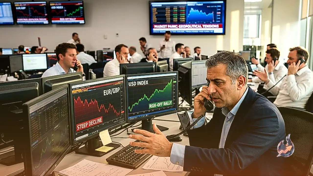 Markets Plunge as US and Iran Exchange Strikes: Dollar Dominates as Euro and Pound Tumble