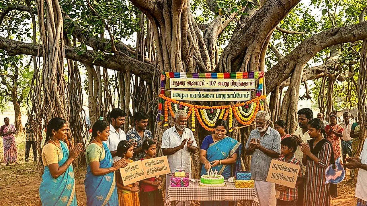 Madurai Banyan Birthday: Why This 107-Year-Old Tree Celebrated With Cake And A Serious Message