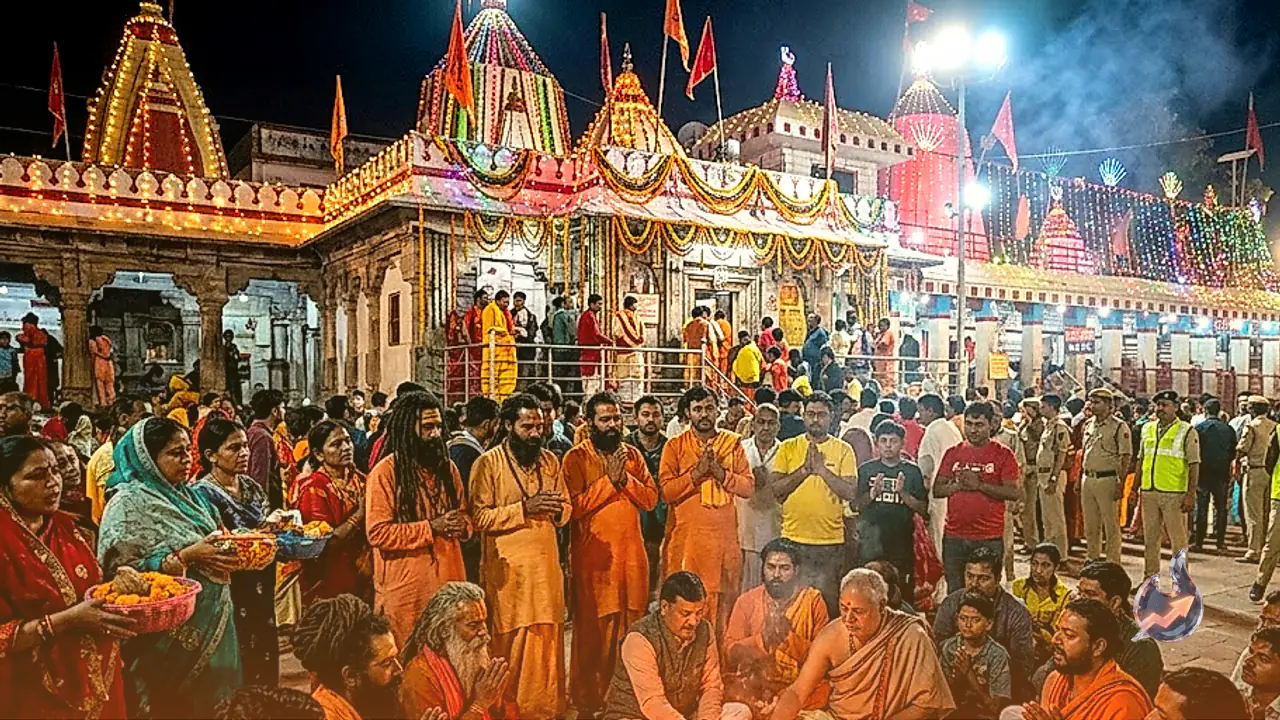 Mahanisha Rituals Begin in Vindhyachal as Seekers Gather for Ashtami and Navami Nights