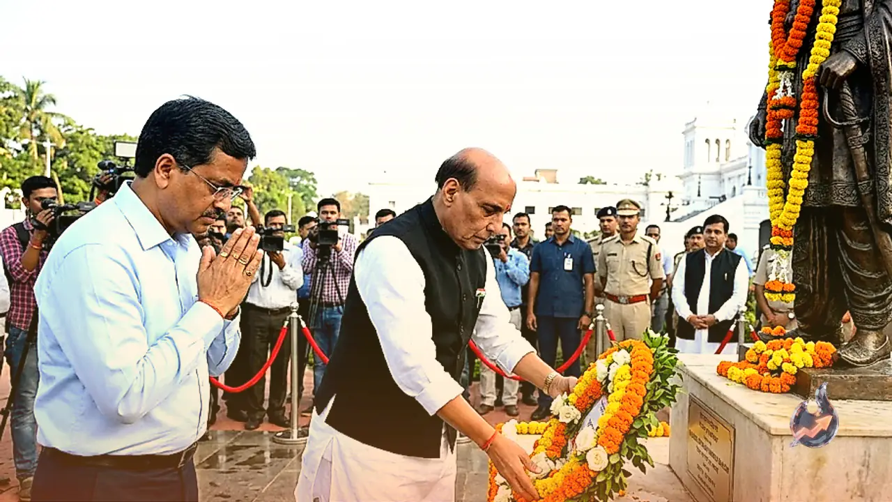 Rajnath Singh and CM Manik Saha Pay Tribute to Maharaja Bir Bikram on His 118th Birth Anniversary