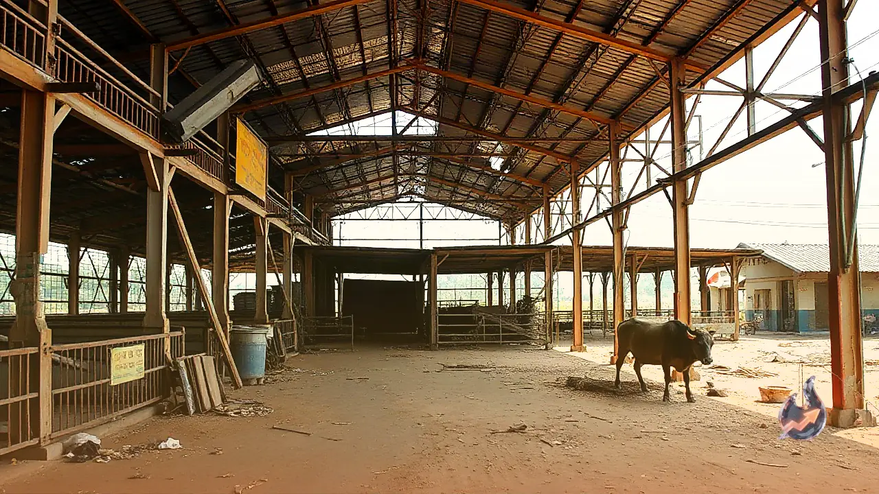 Unused Market Complex Near India Nepal Border in Maharajganj Turns Dilapidated After 12 Years