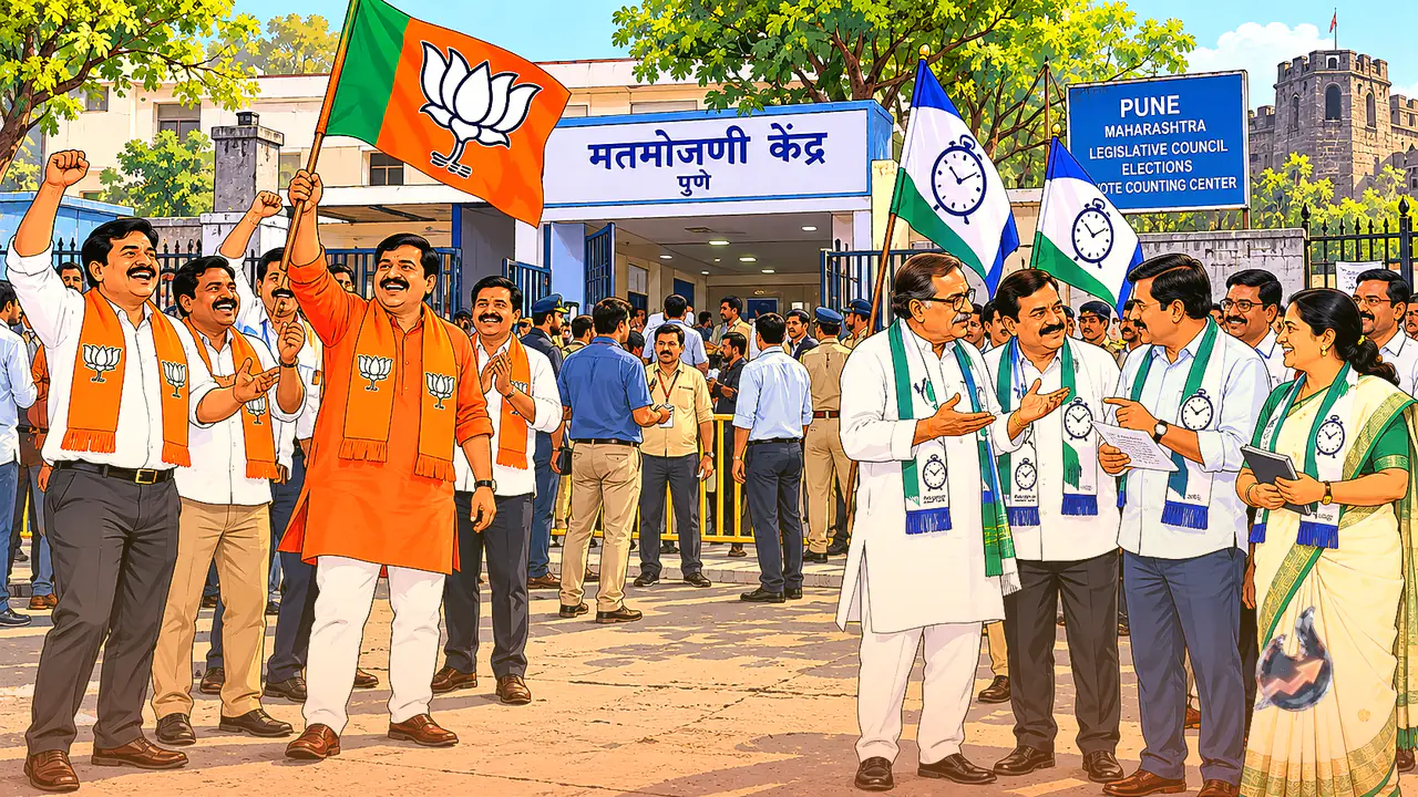 महाराष्ट्र विधान परिषद चुनाव परिणाम: बीजेपी ने जीती पुणे शिक्षक सीट, दो क्षेत्रों में शरद पवार गुट को बढ़त